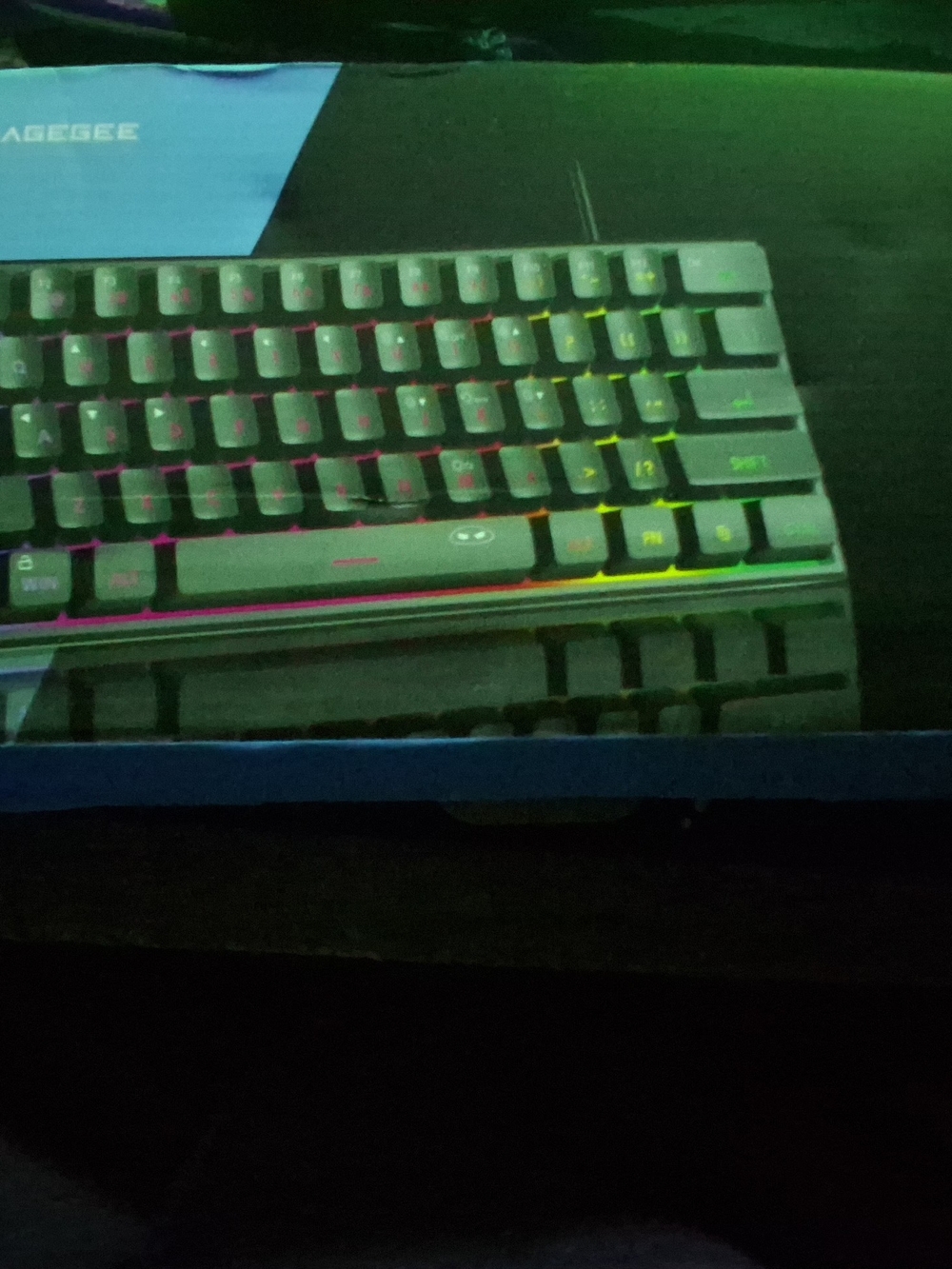 Mechanical Gaming Keyboard - Black RGB Lighting